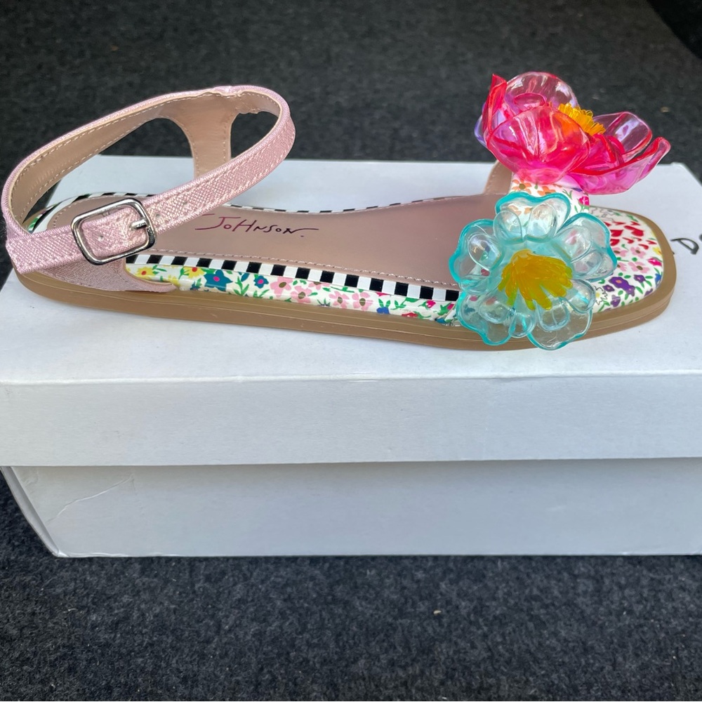 Betsy Johnson Floral Kids Sandals